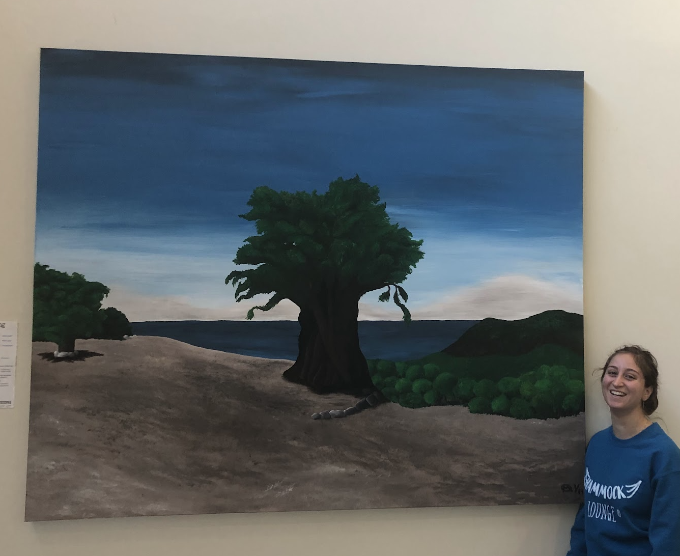 Maya with Tree of Life painting